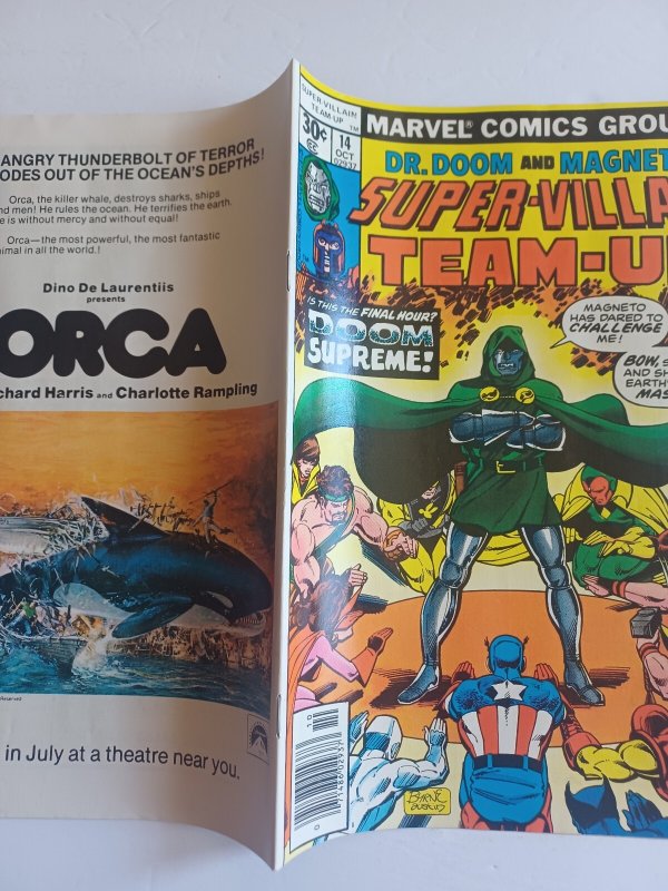 Super-Villain Team-Up #14 - Dr. Doom - Magneto – 1976 - VF