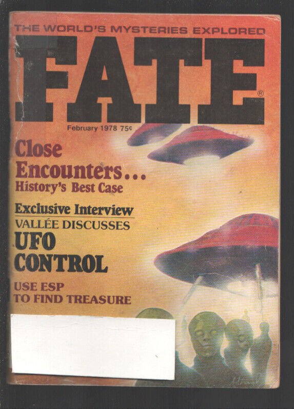 Fate 2/1978-Flying saucers-UFO-Close Encounters-Mystic-occult-pulp mystery-ES...