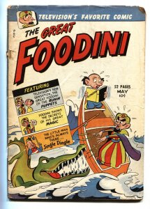 FOODINI #3-1950-Alligator cvr-TV-PUPPETS-comic book