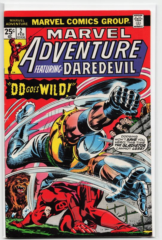 Marvel Adventure #2 (1976) Daredevil