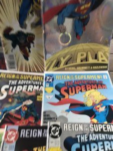 ADVENTURES OF SUPERMAN #500 - 509 lot / run : DC 1993 12 in NM-; 500 & 501 (x2)