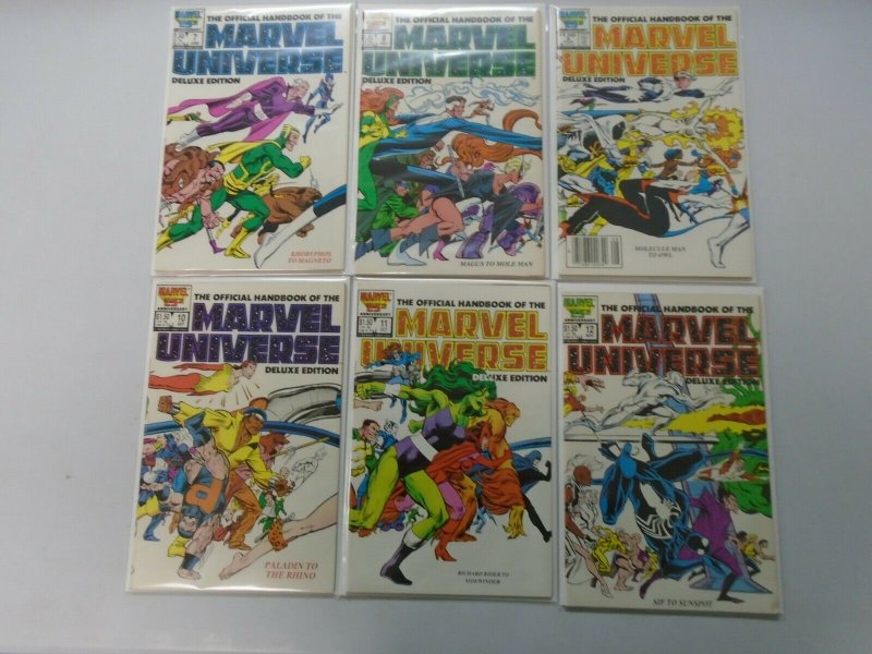 Official Handbook of the Marvel Universe Run: #1-18 8.0 VF (1985-1987)