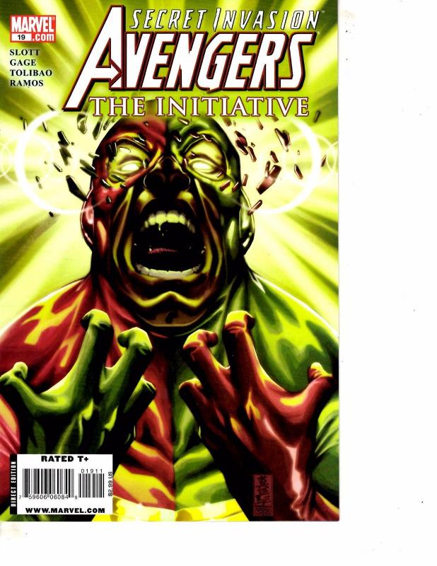 Lot Of 6 Avengers The Initiative Marvel Comic Books #19 20 21 22 23 24  BF3