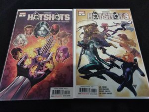 Domino: Hotshots #1-5 FULL RUN LOT OF 5 1, 2, 3, 4, 5 DEADPOOL APPEARANCE