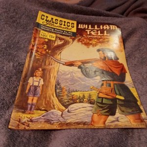 CLASSICS ILLUSTRATED #101 William Tell F. Schiller HRN 101 1st ed 1952 gilberton