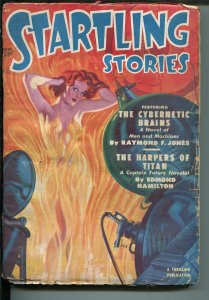 Startling Stories Pulp September 1950-THRILLING-SPICY BABE-CAPTAIN FUTURE -good 