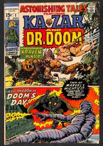 Astonishing Tales #1 VG- 3.5 Ka-Zar Doctor Doom!