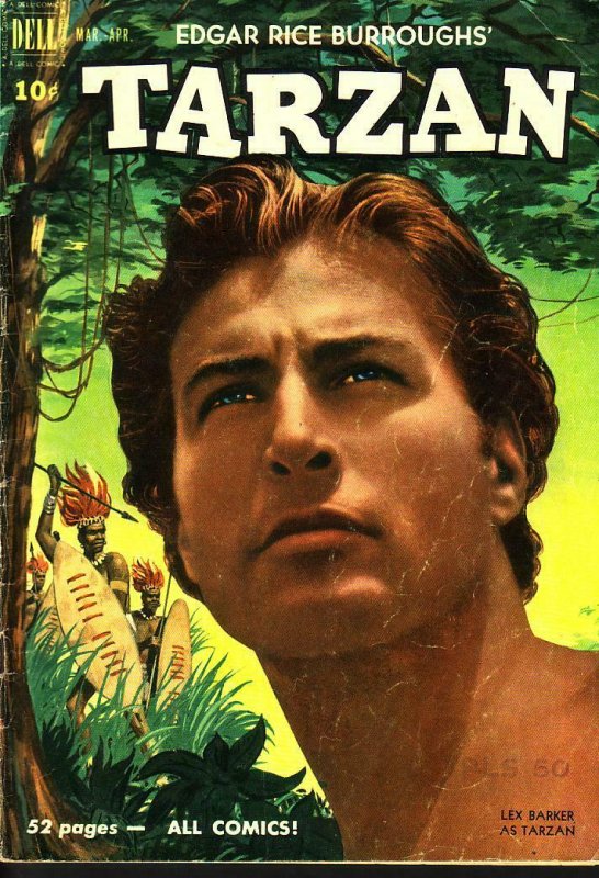 TARZAN COMICS #20 LEX BARKER 1951  EGYPTIAN COLLECTION VG