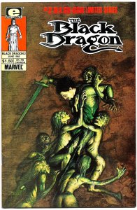 THE BLACK DRAGON 1-6 (1985) 8.5 VF+ Chris Claremont John Bolton Complete series!