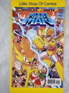 Mega Man #52 Reilly Brown Variant Cover B 2015 Archie Comics Worlds Unite
