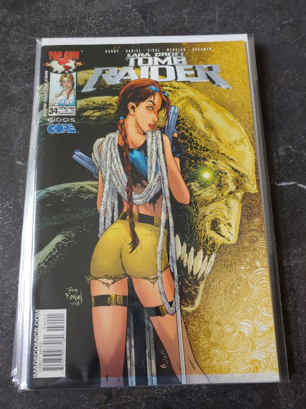 lara croft tomb raider #34 tony daniels cover