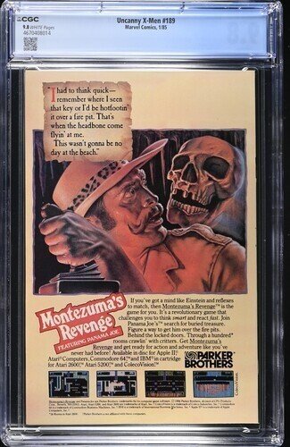 Uncanny  X-Men #189 1985 Marvel Comics CGC 9.8 White Pages 014