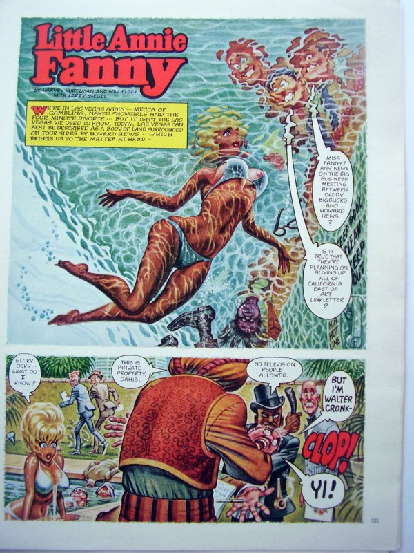 Annie Fanny 7 original playboy comics Set 6