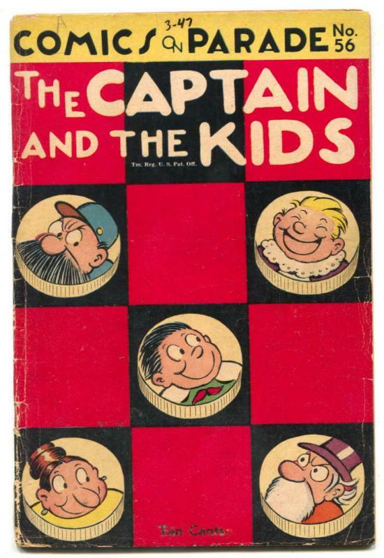 Comics On Parade #56 1947 Captain and the Kids G