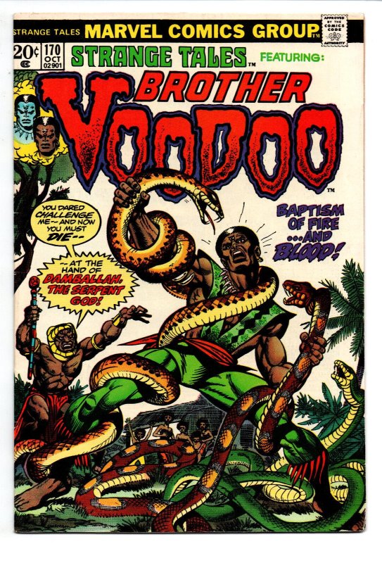 Strange Tales #170 - 2nd apearance/Origin Brother VooDoo - KEY - 1973 - FN/VF 