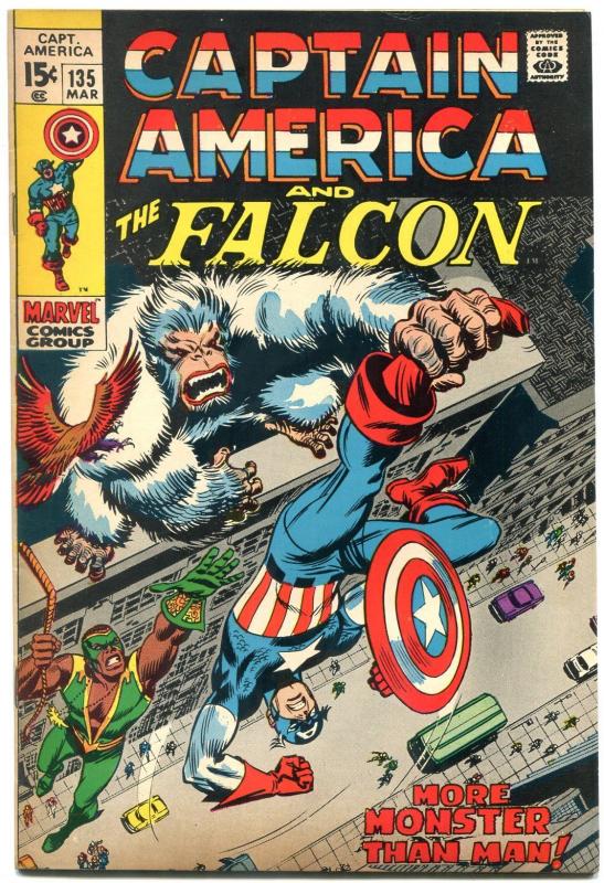 CAPTAIN AMERICA AND THE FALCON #135 1971 MARVEL VF