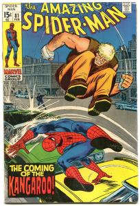Amazing Spider-Man #81 1970- Kangaroo- Marvel Comics VG