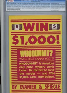 Miracleman 8  CGC 9.4  1986