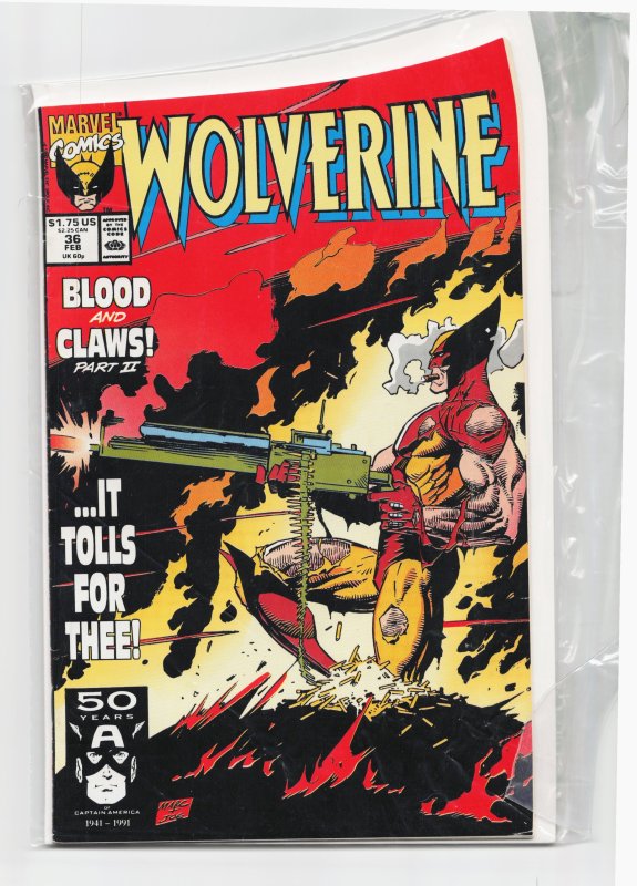 Wolverine #36 (1991) Wolverine