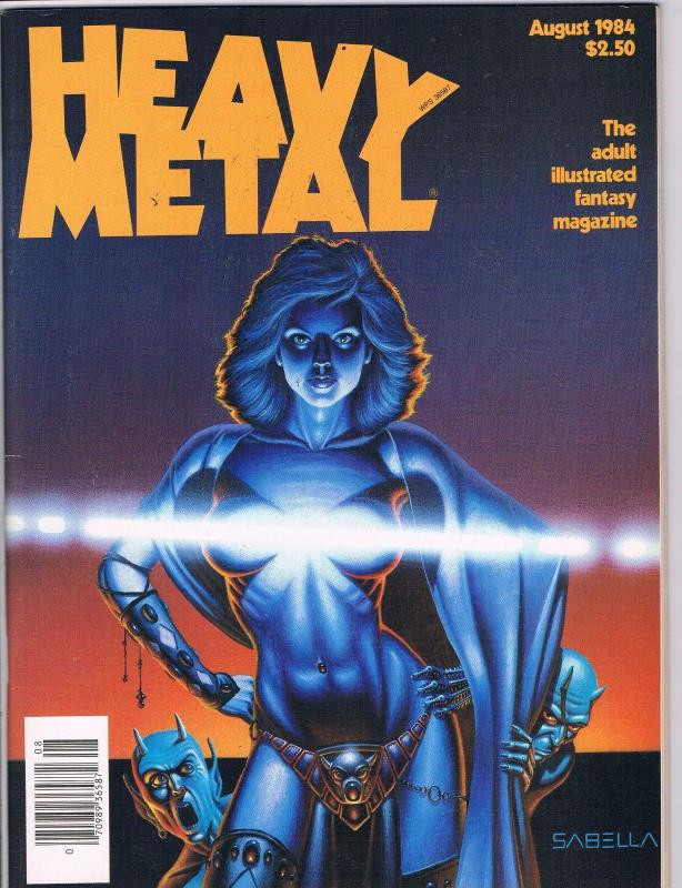 12 Heavy Metal Magazines January - December ALL 1984 Issues March June July J83