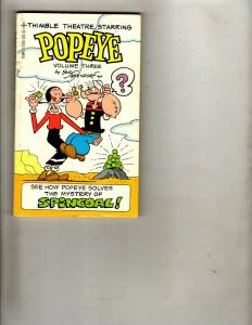 Lot of 7 Popeye Tempo Pocket Books #1 2 3 4 Sailor Royal Rat Spook Isaland WS15