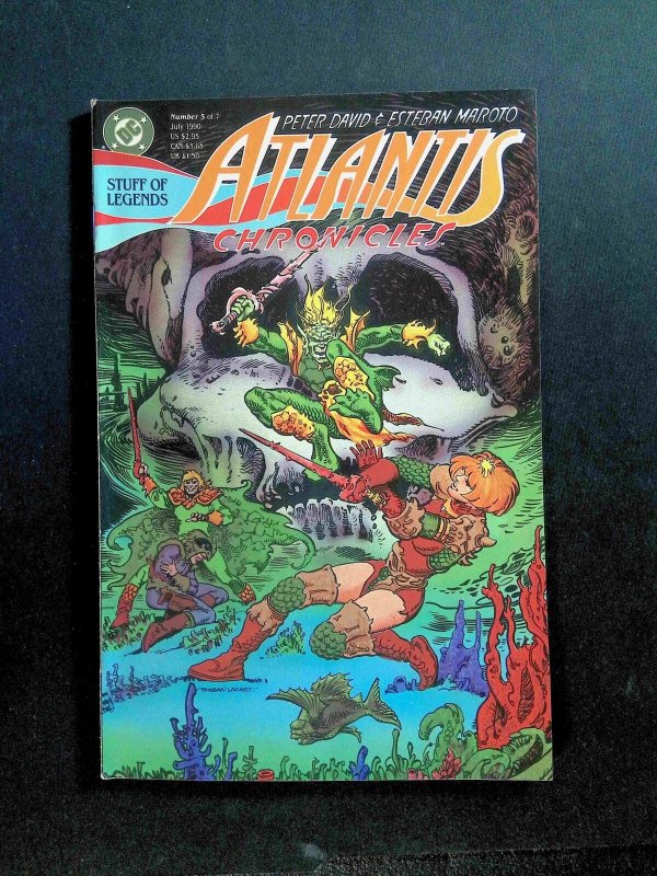 Atlantis Chronicles #5  DC Comics 1990 FN