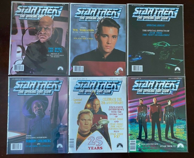 Star Trek Mags lot from:#58-99 Official Fan Club 39 pieces 6.0 FN (1987-94)