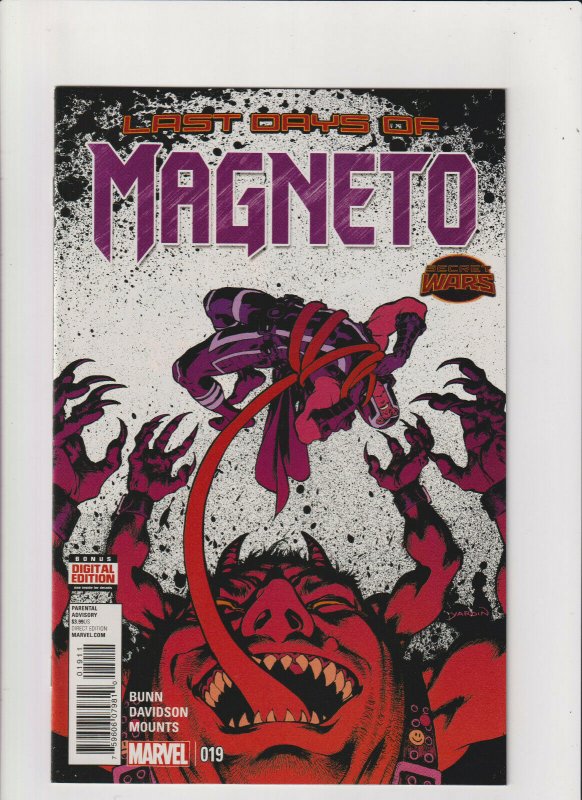 Magneto #19 NM- 9.2 Marvel Comics 2014 X-Men Secret Wars Last Days 