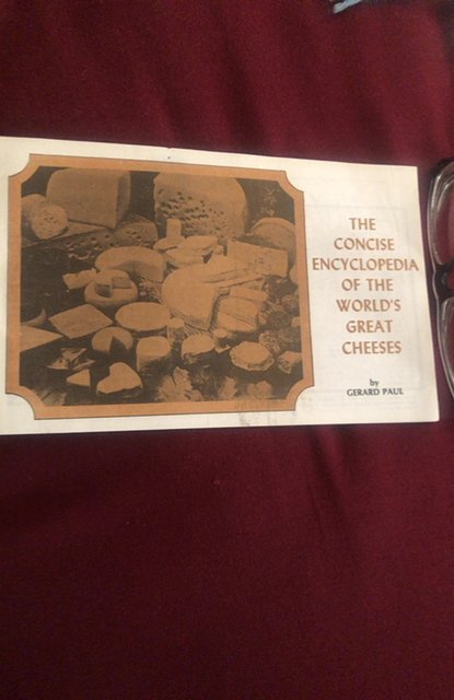 Concise encyclopedia of the worlds greatest cheese, 1973,26p,booklet