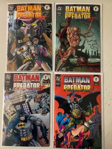 Batman vs. Predator II Bloodmatch set #1-4 direct 4 diff 8.0 (1994-95)