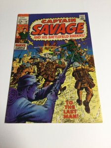Captain Savage 10 Fn Fine 6.0 Marvel