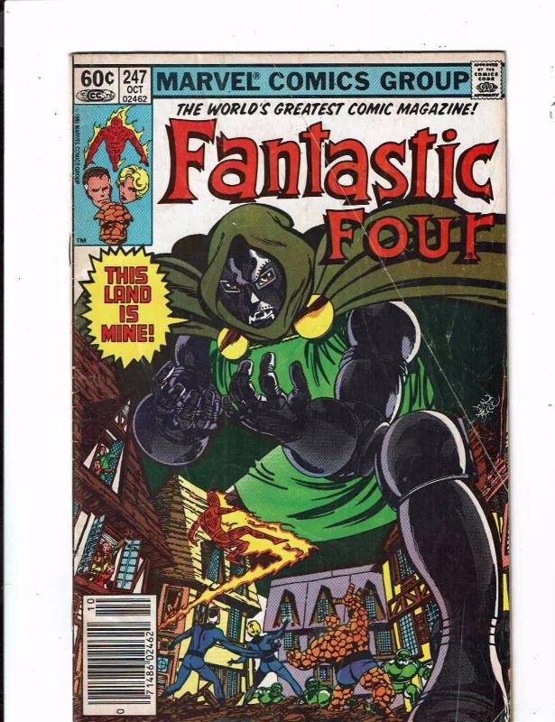 10 Fantastic Four Marvel Comics # 225 233 240 242 243 244 245 246 247 249 J245