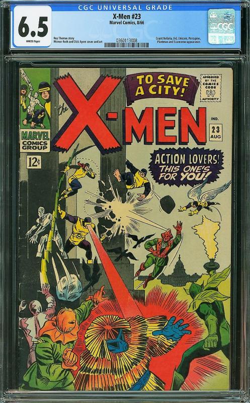 X-men #23 (Marvel, 1966) CGC 6.5