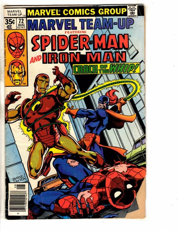 10 Marvel Team-Up Comic Books # 55 63 69 71 72 107 109 110 115 116 SpiderMan GJ3