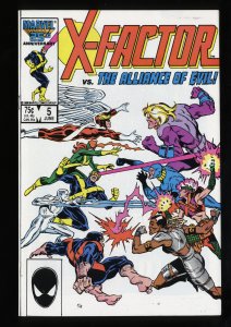 X-Factor #5 NM+ 9.6 1st Apocalypse cameo!