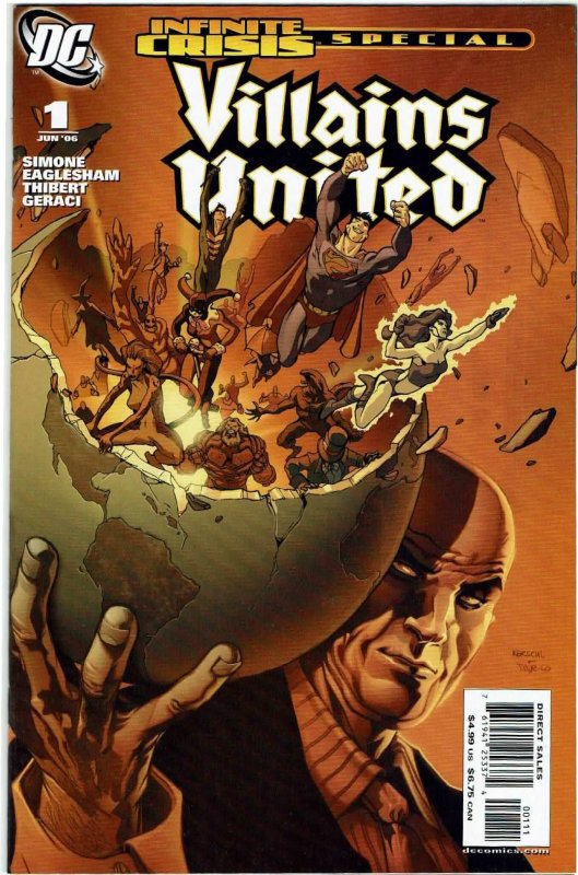 Villains United: Infinite Crisis #1,2,3,4,5,6 & Special #1 Full Set NM