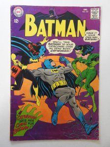 Batman #197 (1967) VG- Cond cover 1st wrap and centerfold detached bottom staple