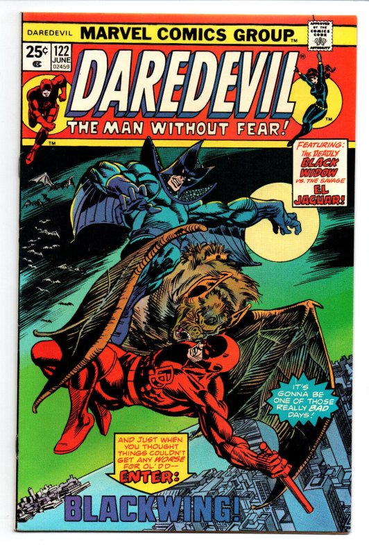 Daredevil #122 - Black Widow - 1975 - (-NM)