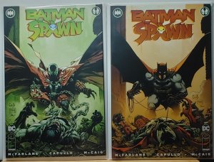 Batman Spawn #1 Capullo/McFarlane Trade Dress Combo 2PK Dc/Image Collector Set