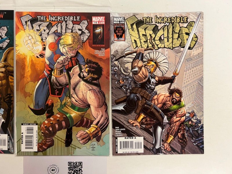 3 The Incredible Hercules Marvel Comic Books # 115 116 117 Spiderman 50 JS35