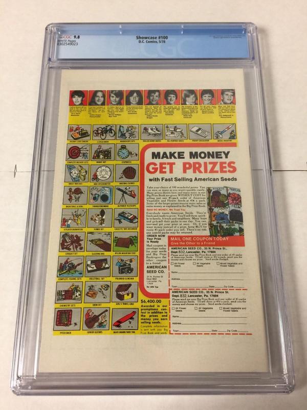 Showcase 100 Cgc 9.8 White Pages