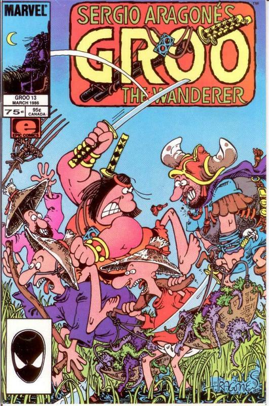 GROO 13 VF-NM Mar. 1986 SERGIO ARAGONES COMICS BOOK