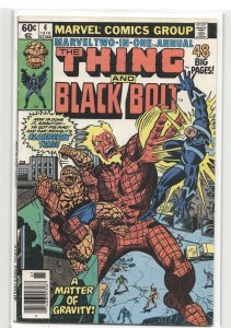 Marvel Two-in-One Annual #4 Newsstand Edition (1978) Black Bolt