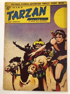 TARZAN ADVENTURES V 8#41  (1959) black & white daily strip reprints VG-F Hogarth