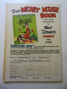 Walt Disney's Comics and Stories #132 (1951) GD+ Condition centerfold de...