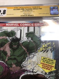 Incredible Hulk : Facsmile Edition (2023) # 1 (CGC 9.8 SS) Signed Kaare Andrews