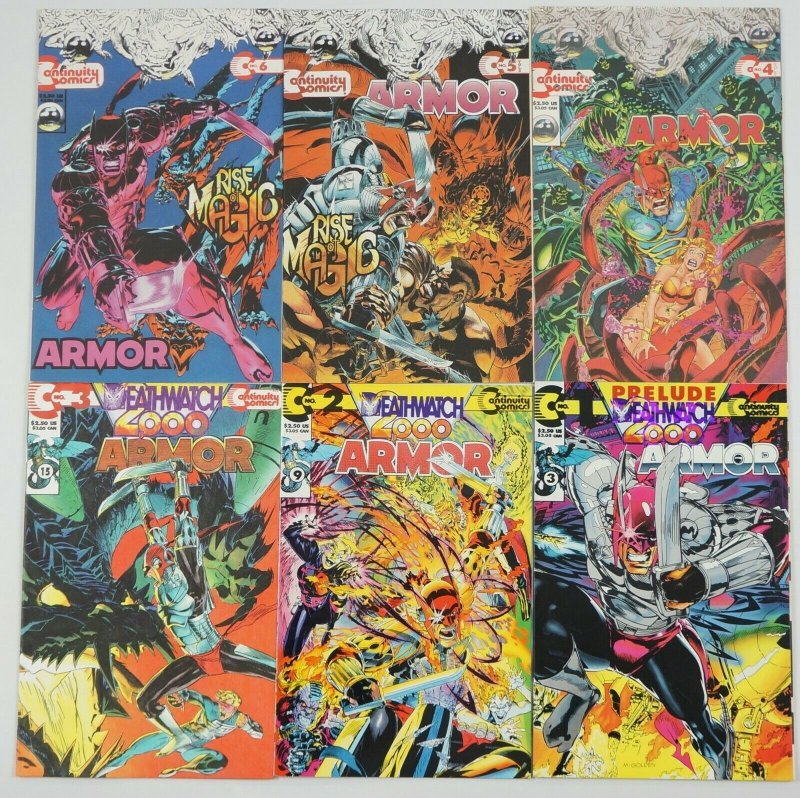 Armor vol. 2 #1-6 VF/NM complete series - continuity comics 2 3 4