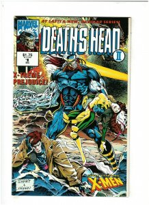 Death's Head II #1 NM- 9.2 Marvel UK Comics 1992 Ongoing Series, X-Men app. 