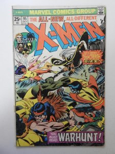 The X-Men #95 GD+ Condition! Cover and 1st 5 wraps detached at bottom staple