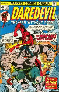 Daredevil #129 VF ; Marvel | January 1976 Man-Bull